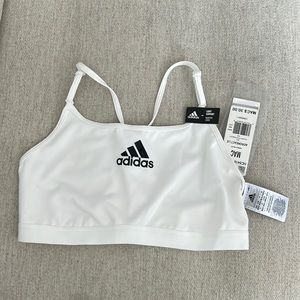 Adidas aeroreact Training bra white small